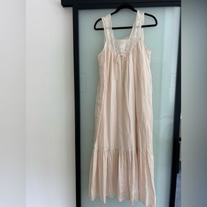 Christy Dawn light pink maxi dress - EUC - lined - cotton